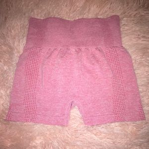 NEW High waisted Pink Biker Shorts